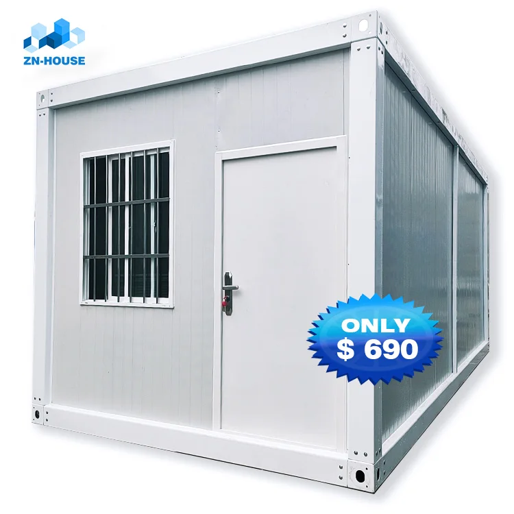 40 ft Easy Assemble Prefab Container House Prefabricated Home With Drawing for Nigeria South Africa