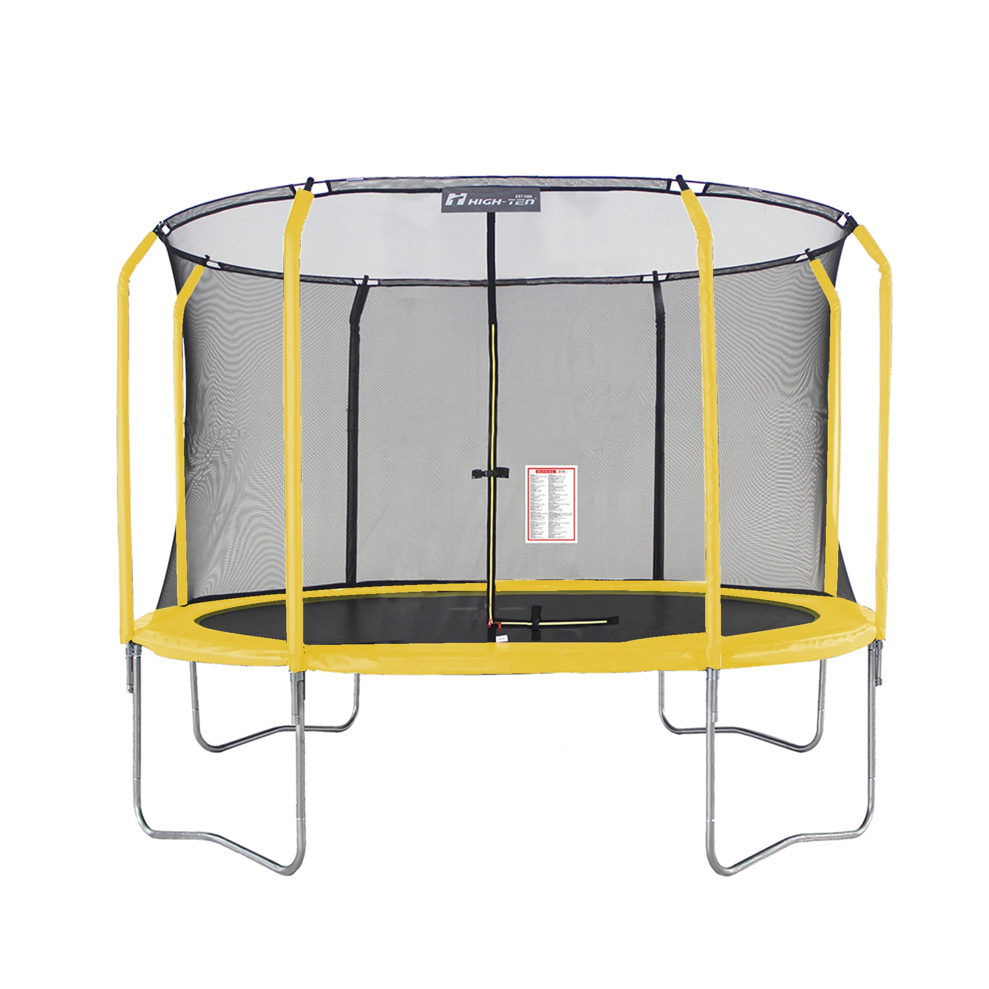 Yellow Skyrods Cheap Trampoline With External Net With Fiberglass Pole For Kids And Adults Buy