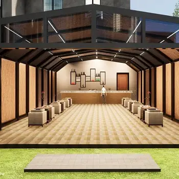 Fuson Aluminum Frame Glass Room Movable Prima Sunroom Prefabricated Retractable Roof Porch Sun Room Sunroom Glass Houses Design