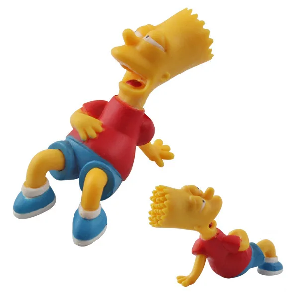 Wholesale 14 Designs the Simpsons Figures Cute Decorative Cartoon PVC Toys Anime Action Figure