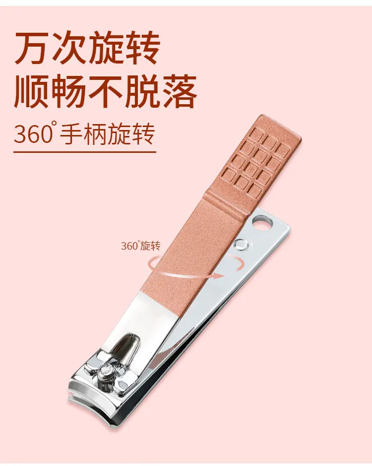 OEM Design Customized Logo Wholesale Stainless Steel Sharp Nail Clippers In Iron Boxes