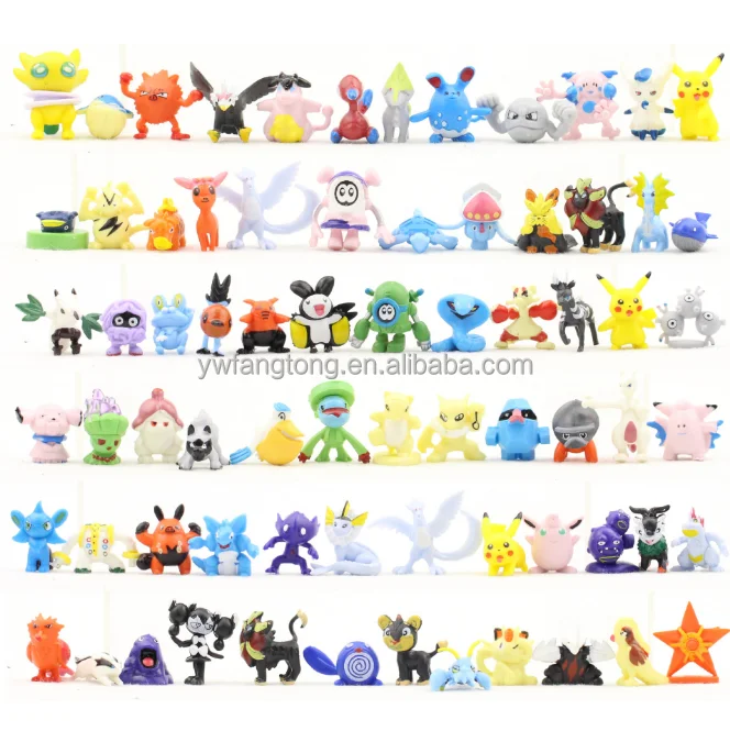 Hot Wholesale Good Quality 2-3cm Mini Child Toy Action Figure pokemoned-  go for Kids