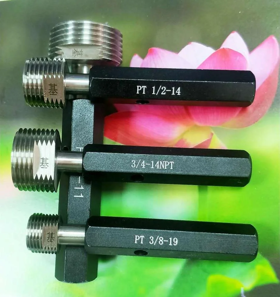 1/4" 18 NPT L1 Pipe Thread Plug Gage - .250 NPT Taper Check - M & J Tooling