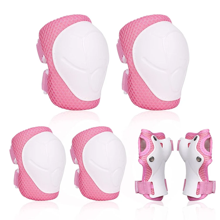 Set Protezioni Per Skate E Pattini Bambini - Ginocchiere, Gomitiere E Polsiere Regolabili - Foto 4