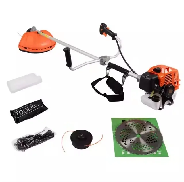 NEOBRISKEN 52CC Gas Brush Cutter - Commercial Grade with Anti-Vibration for Tough Brush