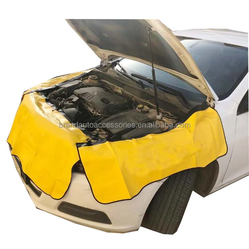 Mechanic Leather Fender Cover Protector Gripper Mat Pad With