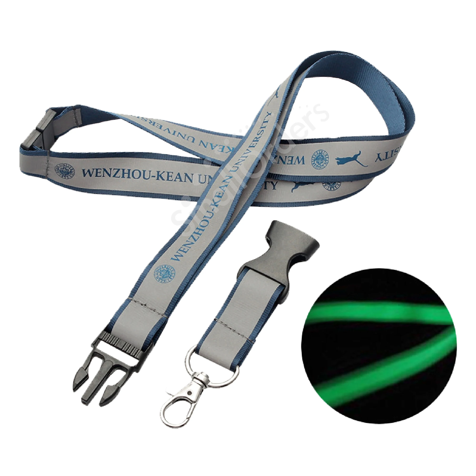 Custom breakaway sublimation blanks lanyard designer printed polyester keychain lanyard neck wrist tool lanyards strap with logo