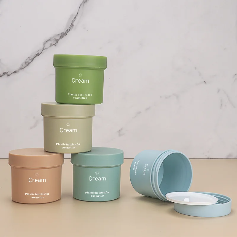 Hot Sale 150g Scrub Body Cream Jar Multicolor Plastic Cosmetic Jars