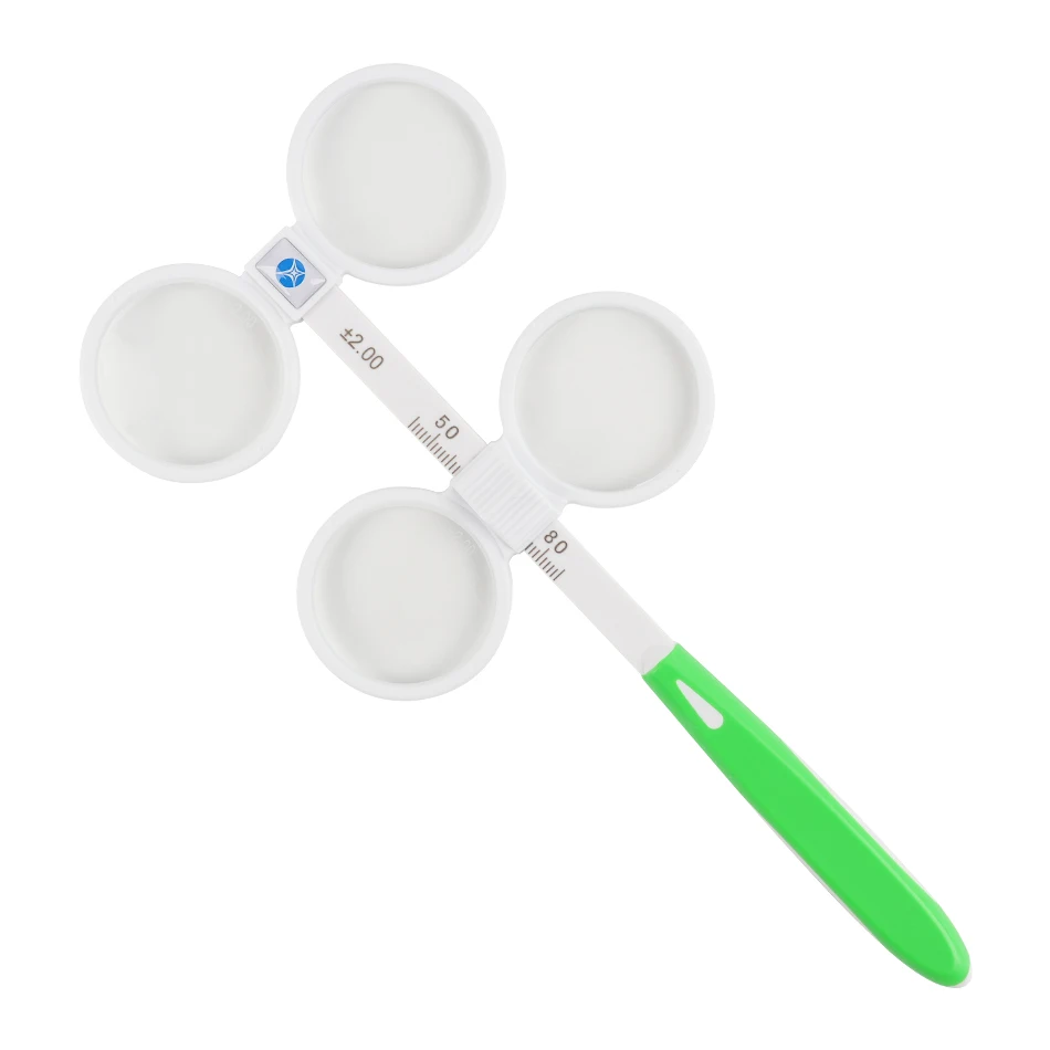 Professional 6-piece Optometry Instrument YLQ Optical Flipper Eyesight Examination Tester Colorful Handle Flipper Set