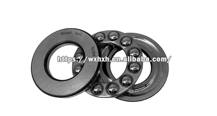 Single Direction 45 mm x 85 mm x 28 mm Chrome Steel 51309 Thrust Ball Bearings 