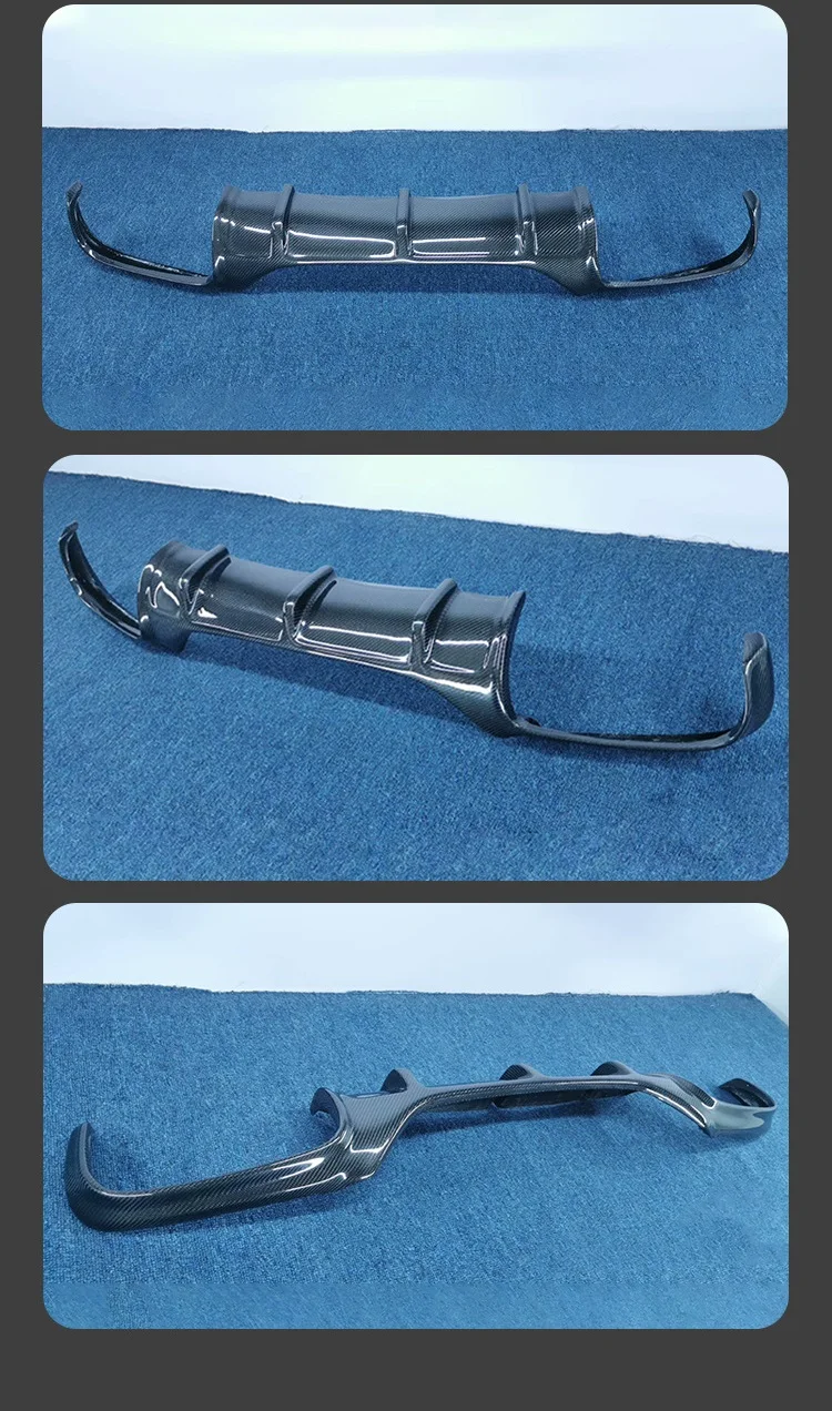 Factory Car M6 E63 E64 Carbon Fiber Diffuser v Style Car Rear Bumper Splitter Diffuser Lip for BMW M6 E63 E64 Auto Body Kits