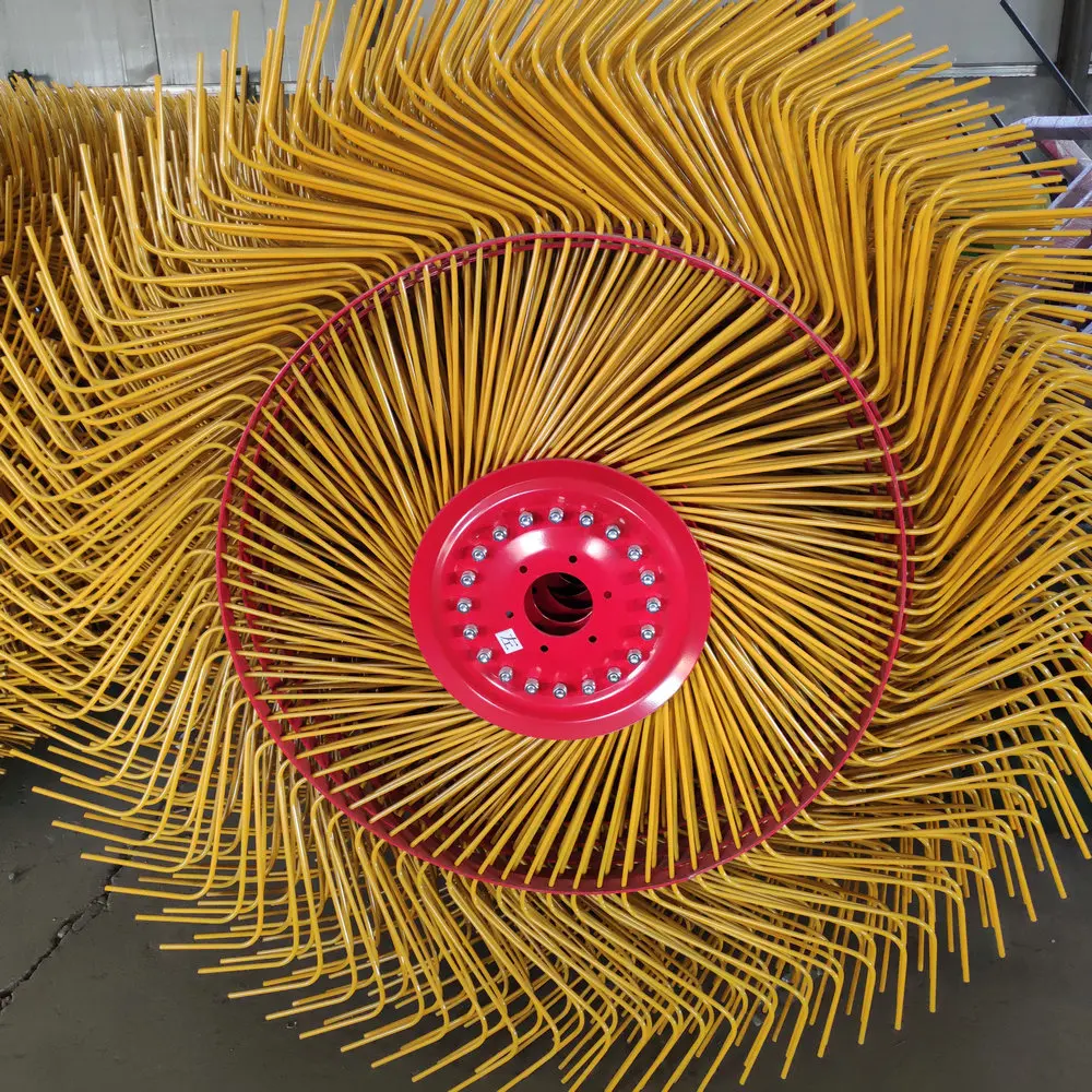 High Efficiency Tractor Pulling Power Wheel Lawn Rake Wheel Rake hay Rake
