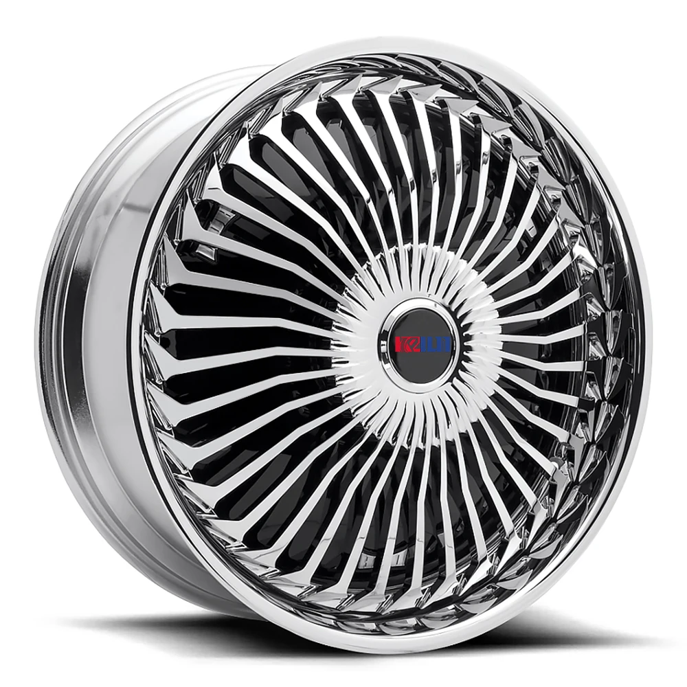 Custom DUB 26 Inch Forged Spinner Wheels - Chrome Aluminum Alloy