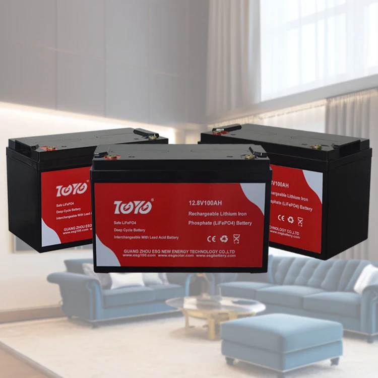 ESG Home Used LiFePO4 Battery  Deep Cycle Battery Module 100AH  UPS 12.8V Lithium Battery Pack