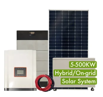 Photovoltaic Kit 5kw 15kw 25kw  Battery Pack Solar Energy  Complete Hybrid System For Residential customized solar energy system