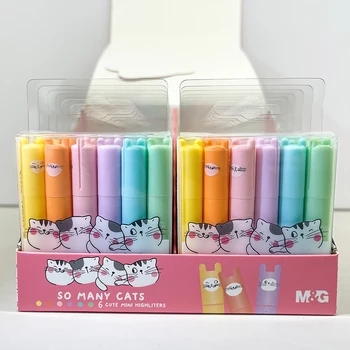 Cute Mini Markers Sets - Pastel Kitten