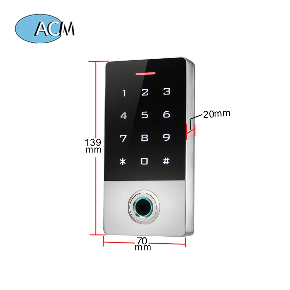 Fingerprint Access Control System One Door Access Controller Fingerprint Scanner With Keypad