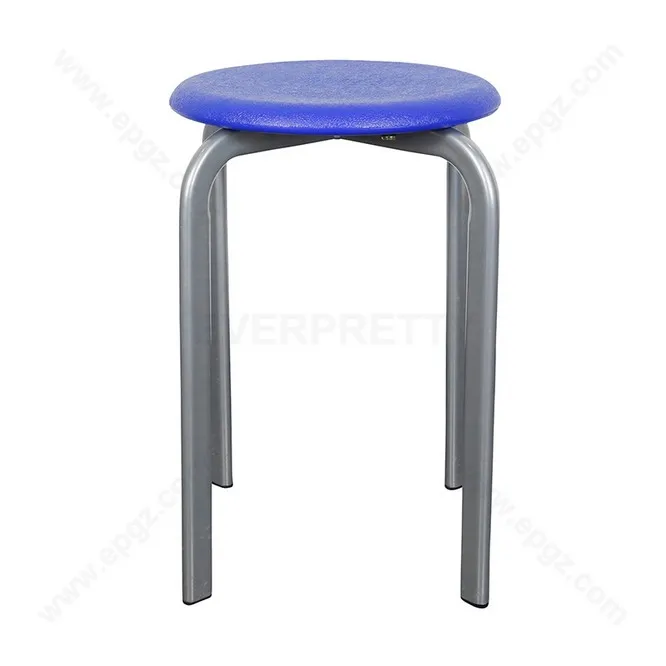 Laboratory Furniture Round Square Shaped Physics Wooden Science Stool Chair with ISO for Student