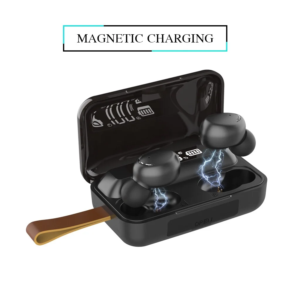 Водонепроницаемая беспроводная гарнитура True bt, шумоподавляющие Игровые наушники f9, Tws наушники для мобильных телефонов, наушники