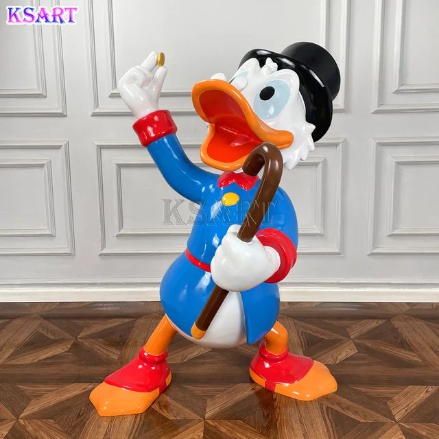 Fiberglass resin statue Home decor sculpture Life-size Mickey Resin craft gallery statue