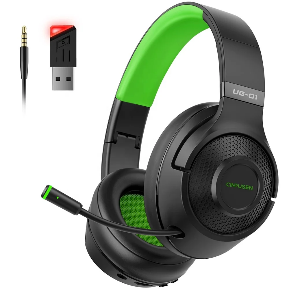 UG-01-auriculares inalámbricos 2,4G para videojuegos, cascos