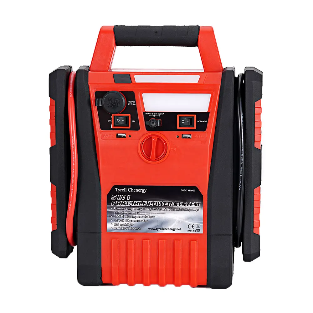 Portable Emergency Tool Jumper Starter Mobile Power Jumper Box Is Designed For 12v Vehicles