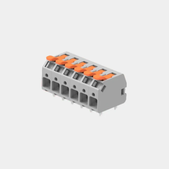 6-полюсные клеммные блоки печатной платы и разъемы печатной платы с рычагами для машин
