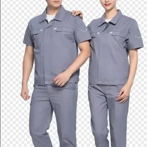 Unisex Wrinkle-resistant Reflective Strips Can Be Ordered Directly for Spring and Summer Short-sleeved Work Clothes
