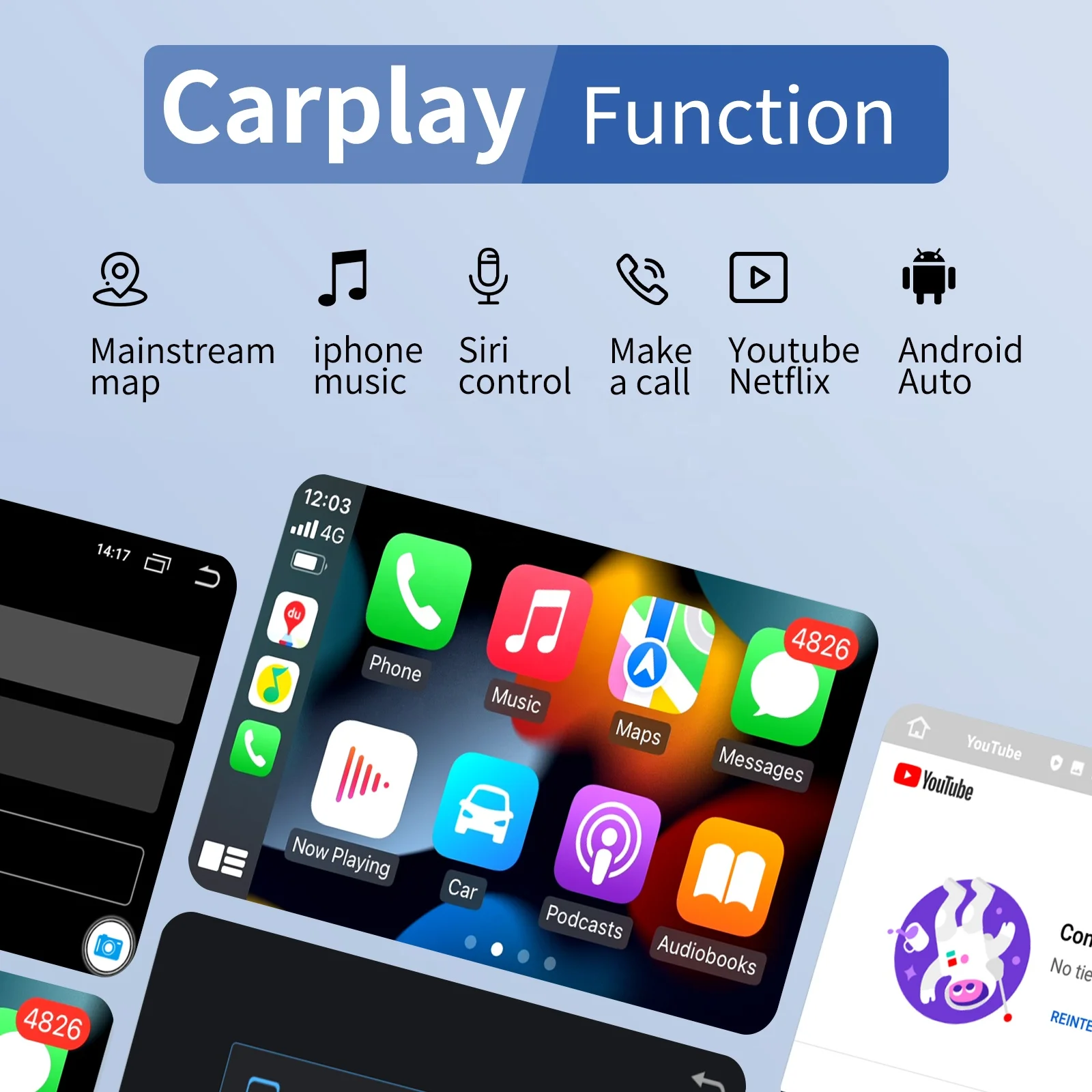 Herilary C1-CP Wireless Carplay Ai Box - Smart Car System
