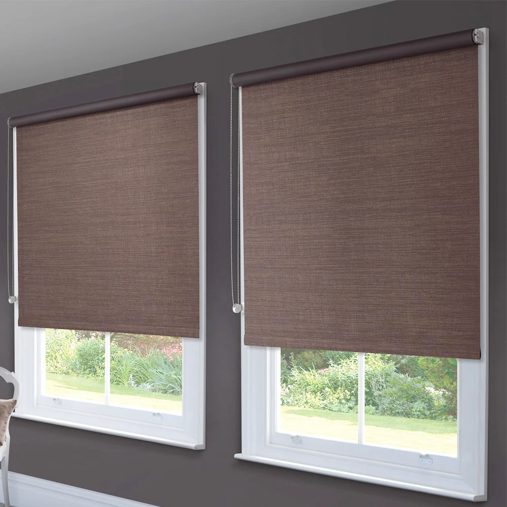 Latest Designs Ceiling or Wall Mount Manual Roller Blinds Roller Shades for Window Decoration Made in China Roller Blinds