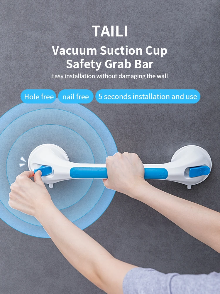 Top Rated Suction Grab Bar Antislipping Hand Handle Grip Safety