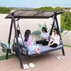 hamac en forme de a-balançoire solaire 4 personnes-cuivre rouge