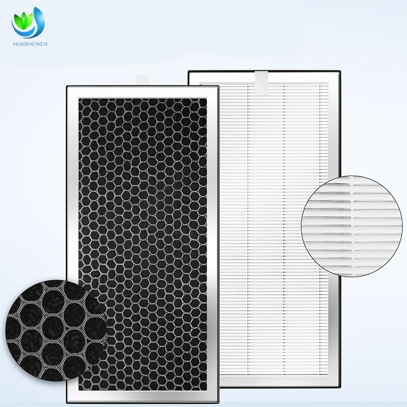Customized 3-in-1 Pre-Filter H13 HEPA Activated Charcoal for 99.97% Removal MA-40 Filter