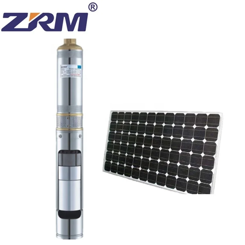 4 дюйма 24V DC глубокий колодец Солнечный скважины водяной насос для глубоких скважин