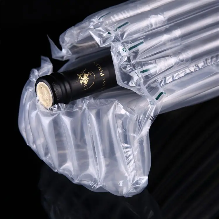 Inflatable Bubble Cushion Wrap Protective Packaging Material Air Column Bag for Wine Bottle