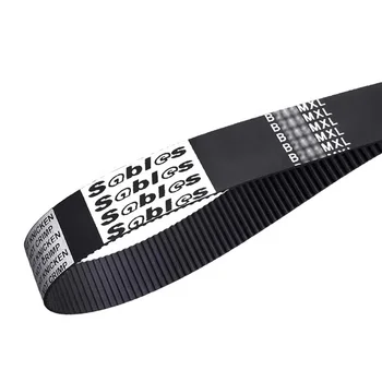 B121MXL Synchronous Conveyor Belts 121 Tooth 2.032mm Trapezoidal Tooth Neoprene Customizable Industri Timing Rubber OEM Support