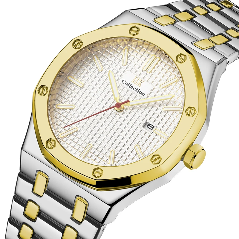 iik коллекция роскошные горячие продажи водостойкие 3 руки мужские два  цвета кварцевые золотые мужские часы| Alibaba.com