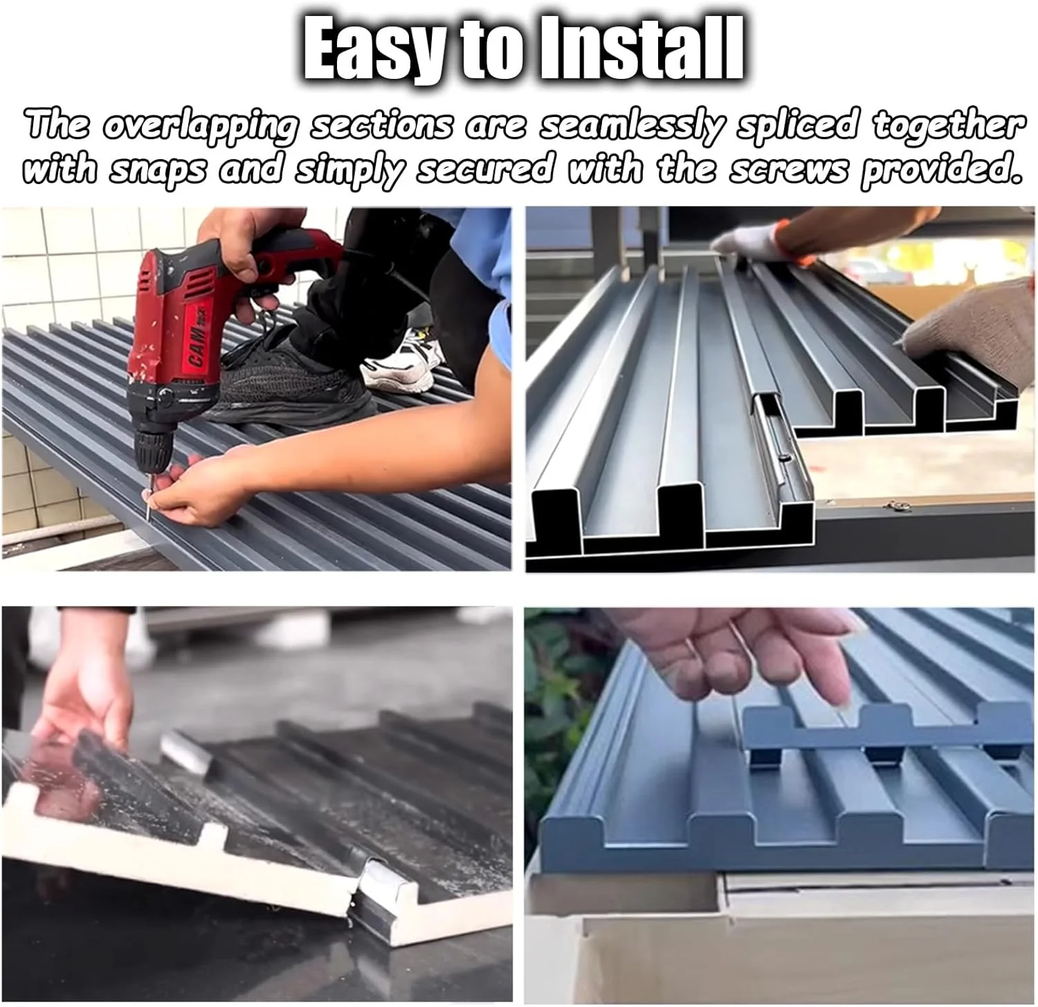 Aluminum Sandwich Roof Panel, Waterproof, 100% QC Testing - detail 18