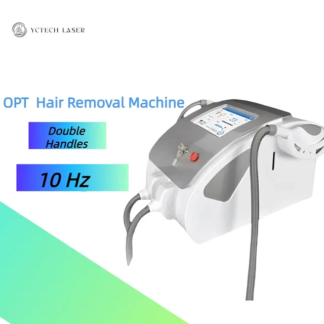 Wholesale 2 In1 Portable Opt Laser Hair Removal Machine Ipl Laser Skin Rejuvenation Tattoo Removal Acne Treatment Machine CE OEM