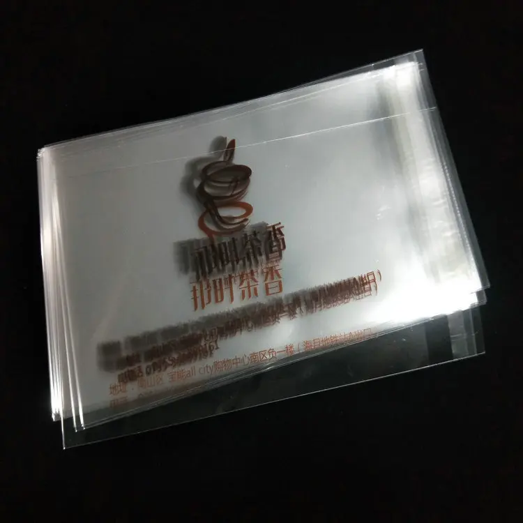 Clear BOPP PP Opp Plastic Bag with Hanging Hole White Header Pouch Cellophane Cello Gift Packing Bags Flap Card Packing Display