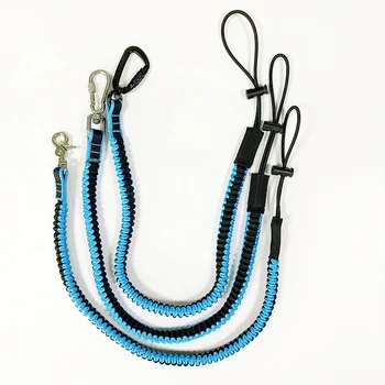 X-C-PIN custom multifarious designs bungee tool tether safety release tool lanyard with carabiners/buckle/toggle version