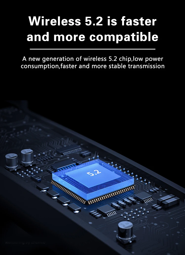 Waterproof Mini Noise Cancel Gaming Headset With Microphones Led Tws Earphone Wireless Headphones