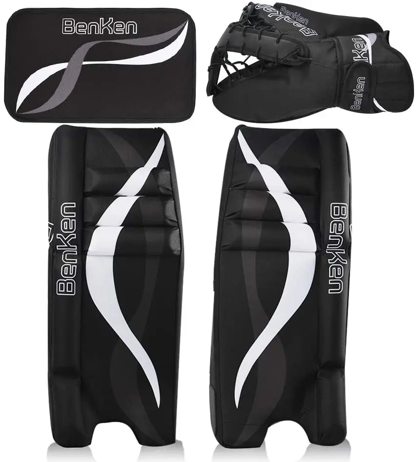Source Benken Street Ice Hockey Goalie Equipment Leg Pads Kits ice hockey Goalie Pads on m.alibaba