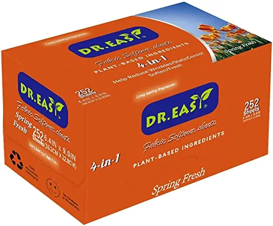 Eco-Friendly Disposable Fabric Softener Dryer Sheets Solid Shape with Static Wrinkle