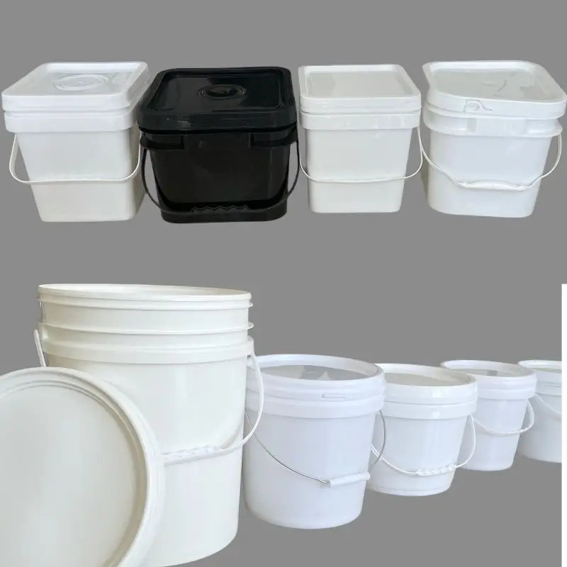 Wholesale Plastic Buckets Value Priced 4l 5l 6l 8l Square Plastic