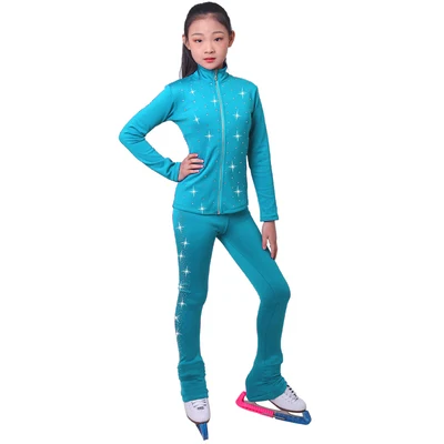Customized Figure Skating Suit Jacket Zippered Tops For Boy Pants Men  Training Competition Patinaje Ice Skating Warm Fleece Suit - Gymnastics -  AliExpress