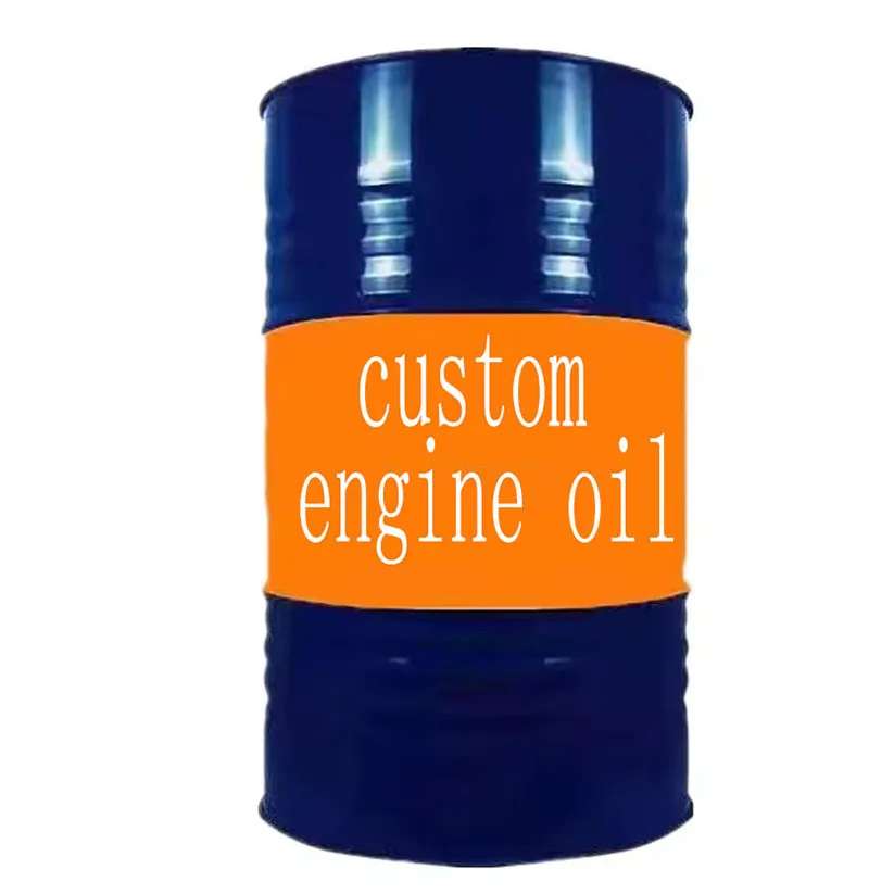 Semi Synthetic Engine Oil Produce Line Custom Label Wholesale Trade Trade Sales Green 2 Greece White Yellow Engine Oil
