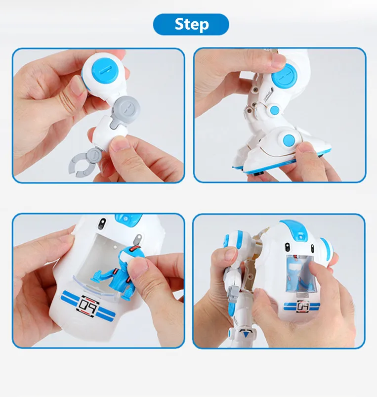 Self Assembly Kid Mini B O Cute Intelligent Education Toy Moving Robot