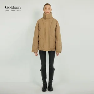 Custom Logo Piping Cord Onion Cutting 2021 Standard Down Winter Jacket for Insulation