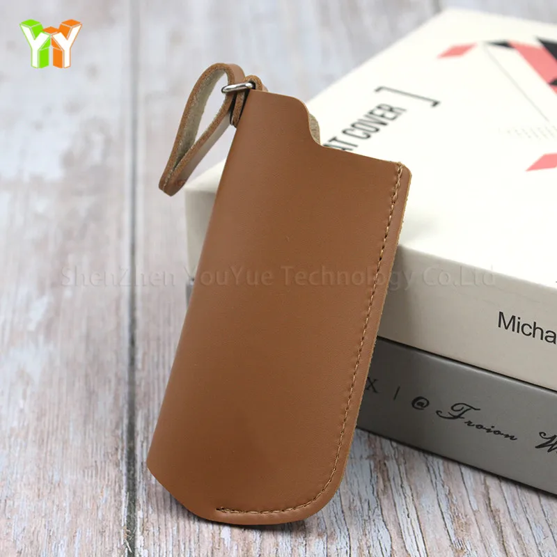 Wholesale Wholesale luxury decoration handcraft metal cover sleeve custom  leather lighter case for lighter From m.
